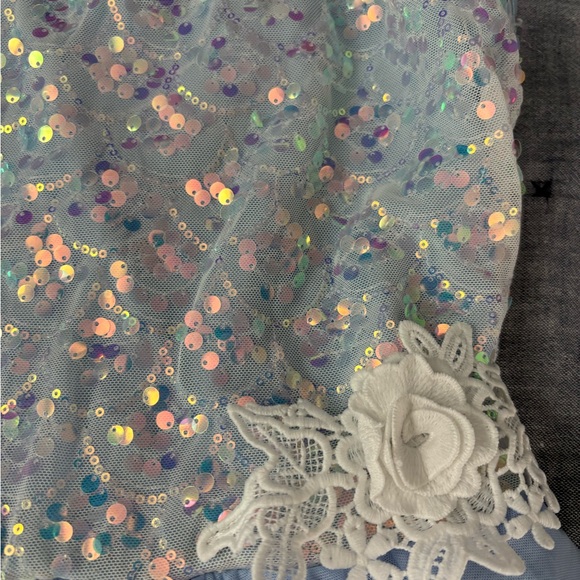 Sparkling Blue Costume Dress-women’s size large - Picture 5 of 15